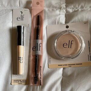 ELF Eye Primer and Finishing Powder w/eyebrow tool